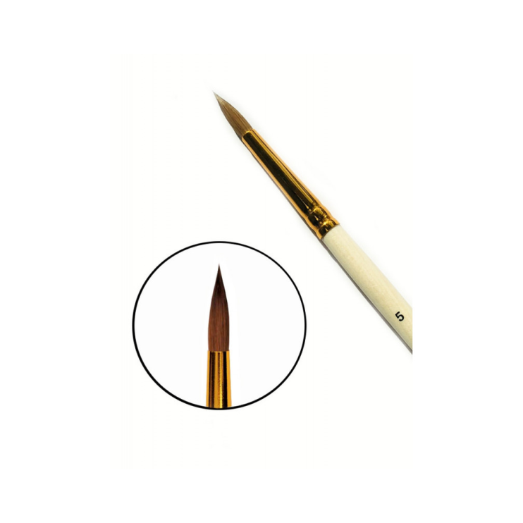 Колонок круглый Chernaya Rechka "1112" №5 длинная ручка