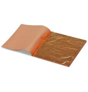 Поталь в книжке "Медь" 140х140мм/ 25 листов/ блистер (DK25243)