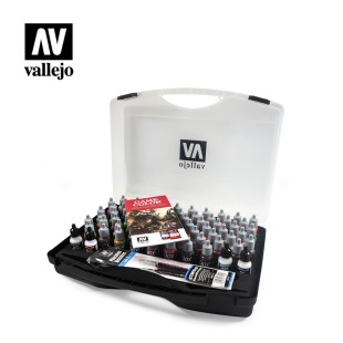 Набор красок для моделизма Vallejo "Game Color" 72.172, 68 цвета + 4 вспомогательные в чемоданчике 