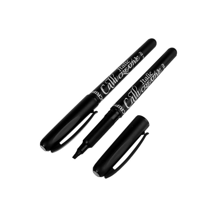 Набор маркеров Manuscript "CalliCreative" 2 штуки с плоскими наконечниками (M/EB), черные