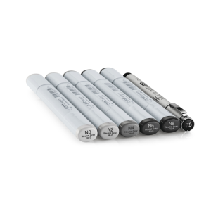 Набор Copic Sketch "Sketching Greys" 5 маркеров (серые) и линер