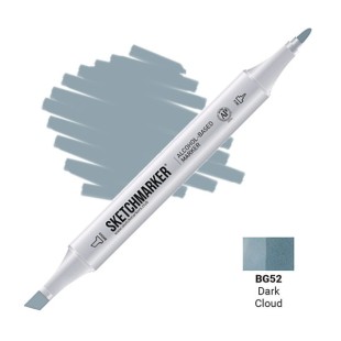 Маркер двусторонний Sketchmarker "Classic" BG52 Темное облако