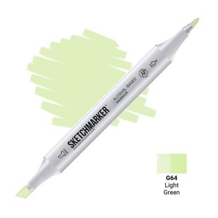 Маркер двусторонний Sketchmarker "Classic" G64 Светло-зелёный