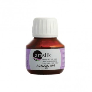 Краска для росписи по ткани "Arasilk" 50 мл, №840 Красное дерево