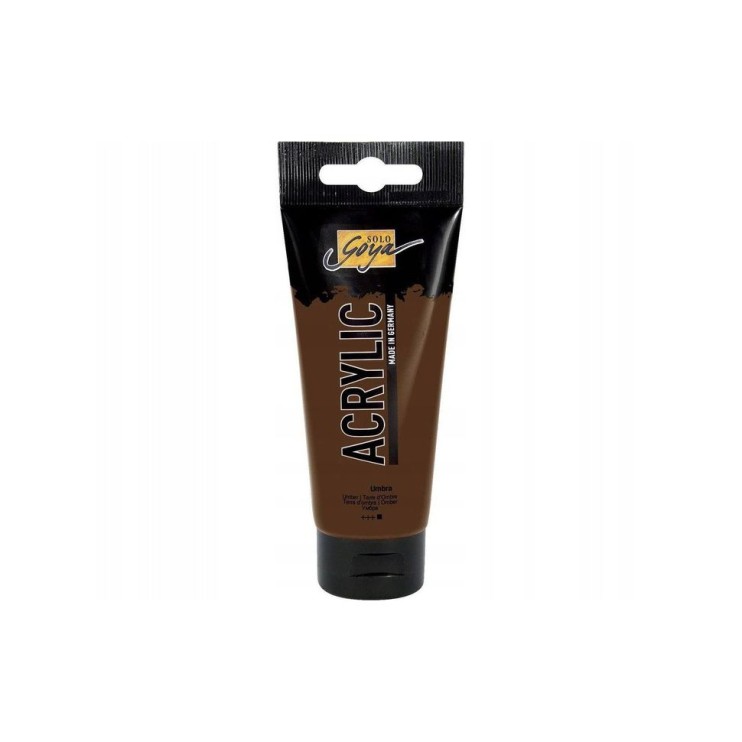 Краска акриловая Solo Goya "Acryl" №24 Коричневый темный, 100мл.