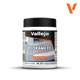 Паста акриловая Vallejo "Diorama FX" 26.211 White Stone, 200мл
