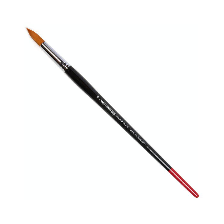 Синтетика мягкая круглая "Amsterdam 341" №10 на длинной ручке (кисть)