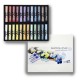 Набор сухой пастели Черная речка 24 цветов в картонной коробке