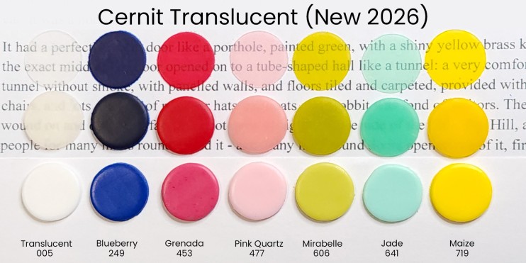 Глина запекаемая Cernit "Translucent" 275 sapphire/ сапфир, 56гр