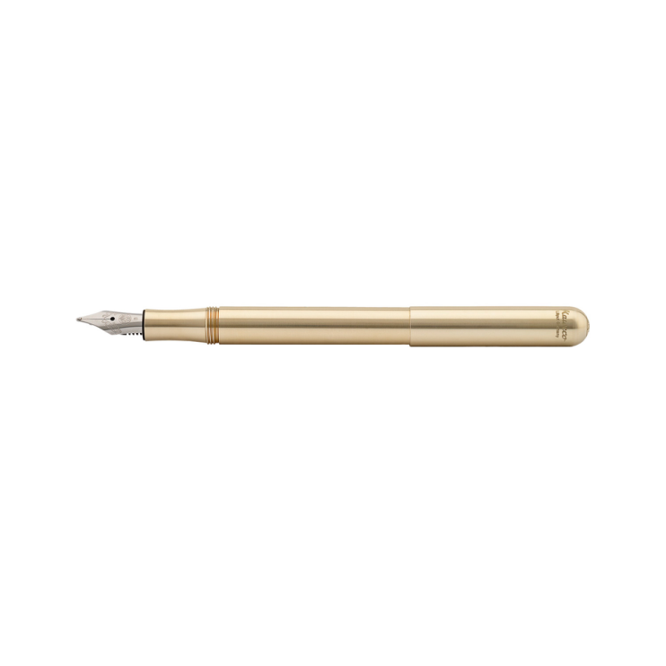 Ручка перьевая Kaweco "Liliput" F (0,7мм), Brass (10000864)