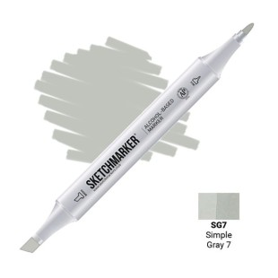 Маркер двусторонний Sketchmarker "Classic" SG7 Простой серый 7