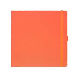 Блокнот для зарисовок Sketchmarker 20x20см, 140г/м2, 80л, твердая обложка Неоновый коралл