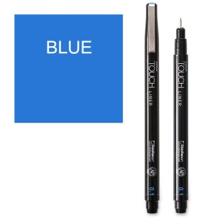 Капиллярная ручка "Touch liner" размер 0.1, blue