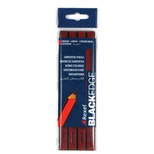 Плотницкий карандаш "Blackedge" средний /4 шт/в блистере