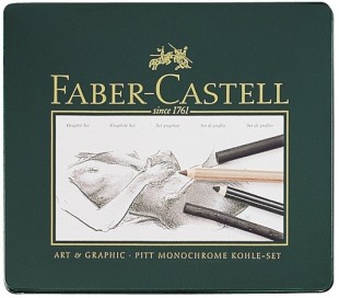 Набор угля для рисования Faber-Castell "PITT®" 22 предмета