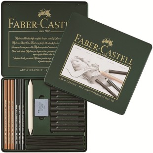 Набор угля для рисования Faber-Castell "PITT®" 22 предмета