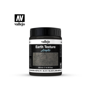 Паста акриловая Vallejo "Earth Texture" Black Lava-Asphalt