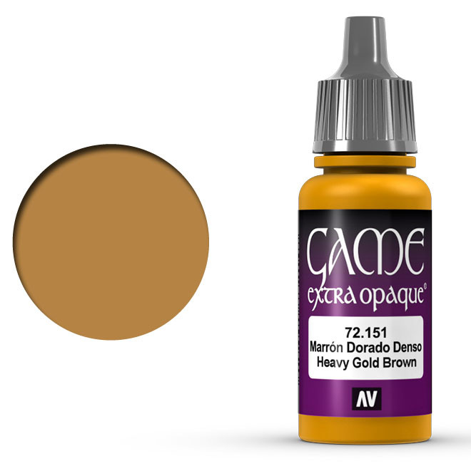 Акрил для моделизма Vallejo "Game Extra Opaque" 72.151 Heavy Gold Brown