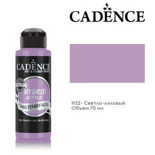 Краска акриловая Cadence "Hybrid" 70мл №H32 светло-лиловый