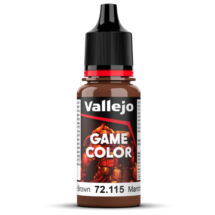 Краска акриловая для моделизма Vallejo "Game Color" 72.115 (Grunge Brown), 18мл
