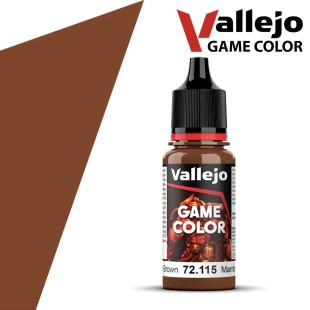 Краска акриловая для моделизма Vallejo "Game Color" 72.115 (Grunge Brown), 18мл