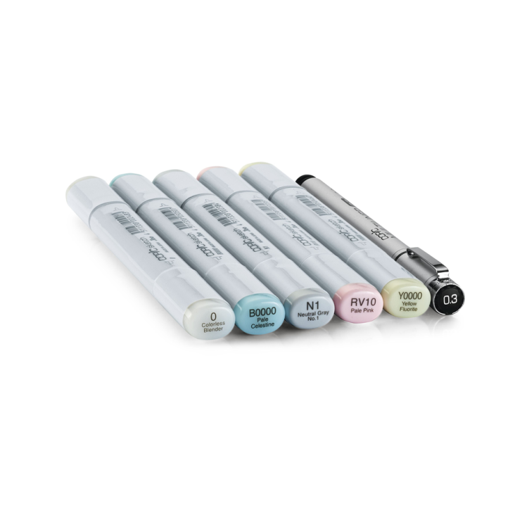 Набор Copic Sketch "Blending" 5 маркеров + мультилайнер