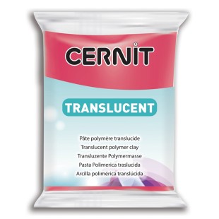 Полимерный моделин Cernit "Translucent" #474 прозрачный рубин,56гр