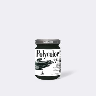 Краска акриловая Maimeri "Polycolor" 140 мл, №541 Micaceous Black/ Черный слюдяной