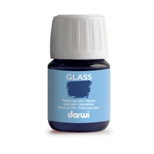 Краска акриловая по стеклу Darwi "Glass" 214 sky blue (Синяя светлая),30 мл (0700030215)