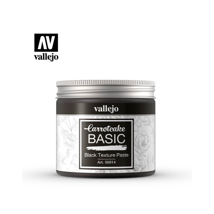 Структурная паста Vallejo "CarrotCake" 56.814 Black, 200 мл