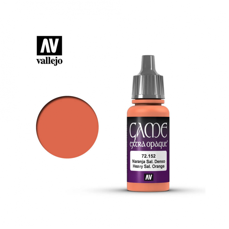 Акрил для моделизма Vallejo "Game Extra Opaque" 72.152 Heavy Salmon Orange