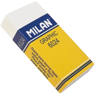Ластик виниловый Milan "GRAPHIC" повышенной мягкости (5 х 2,3 х 0,9 см)
