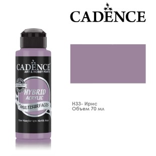 Краска акриловая Cadence "Hybrid" 70мл №H33 ирис