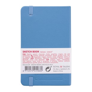 Блокнот для зарисовок Art Creation "Lake Blue" 9х14см, 80л, 140гр/м² (твердая обложка)