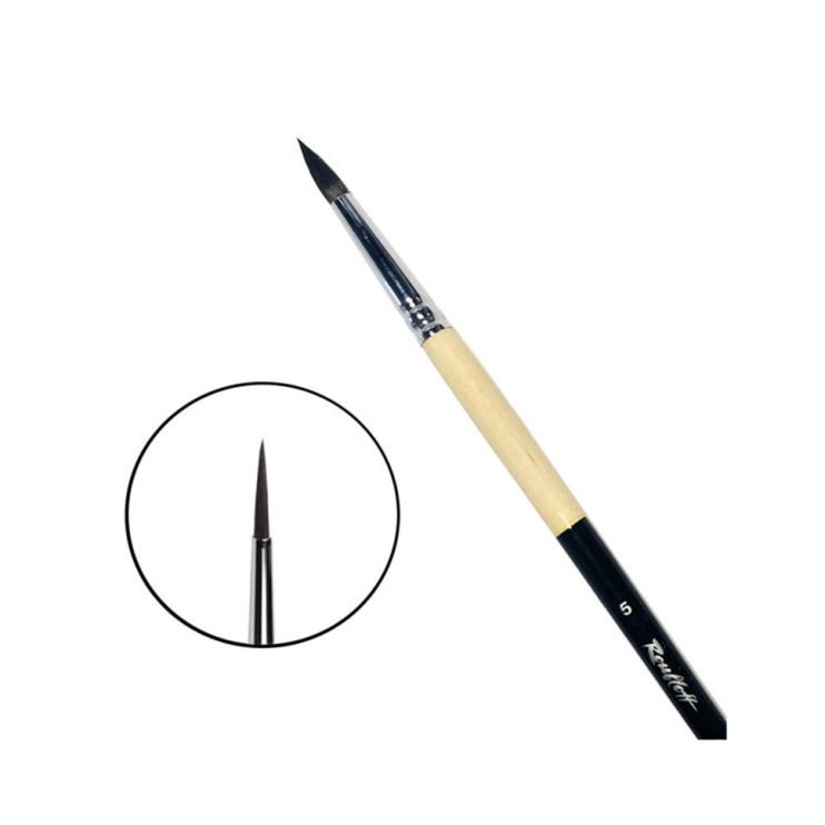 Кисть белка круглая "Master" №5 /короткая ручка