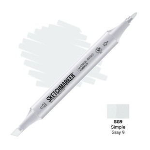 Маркер двусторонний Sketchmarker "Classic" SG9 Простой серый 9
