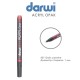 Акриловый маркер Darwi "Acryl Opak" №421 Глубокий кармин, наконечник 1мм