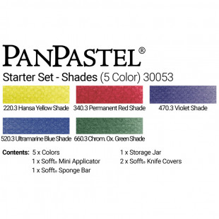 Набор сухой пастели PanPastel "Shades" 5 цветов PP30053