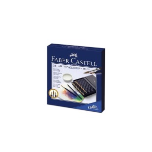 Набор акварельных карандашей Faber-Castell "Art GRIP Aquarelle" 38 цветов в коробке