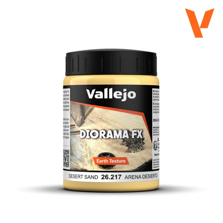 Паста акриловая Vallejo "Diorama FX" 26.217 Desert Sand, 200 мл