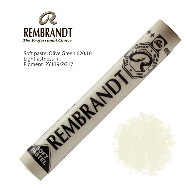 Пастель сухая Rembrandt №620.10 Зеленый оливковый