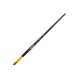 Колонок скошенный Roubloff "1167" №10 длинная матовая ручка