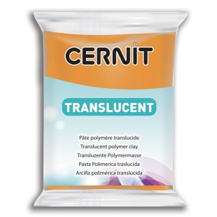 Полимерный моделин Cernit "Translucent" #752 оранжевый, 56гр