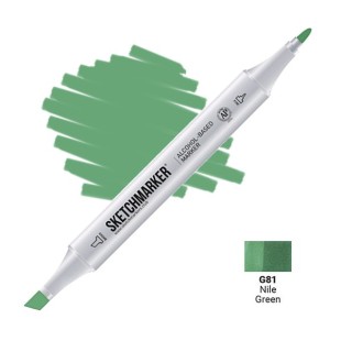 Маркер двусторонний Sketchmarker "Classic" G81 Зелёный Нил