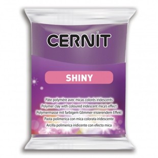 Полимерный моделин Cernit "Shiny" #900 фиолетовый с эффектом слюды, 56гр.