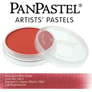 Пастель сухая "PanPastel" 340.3 Permanent Red Shade (Стойкий красный темный) PP23403