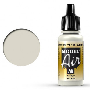 Краска для аэрографии "Model Air" цвет 71.119 (White Grey RAL 9002)