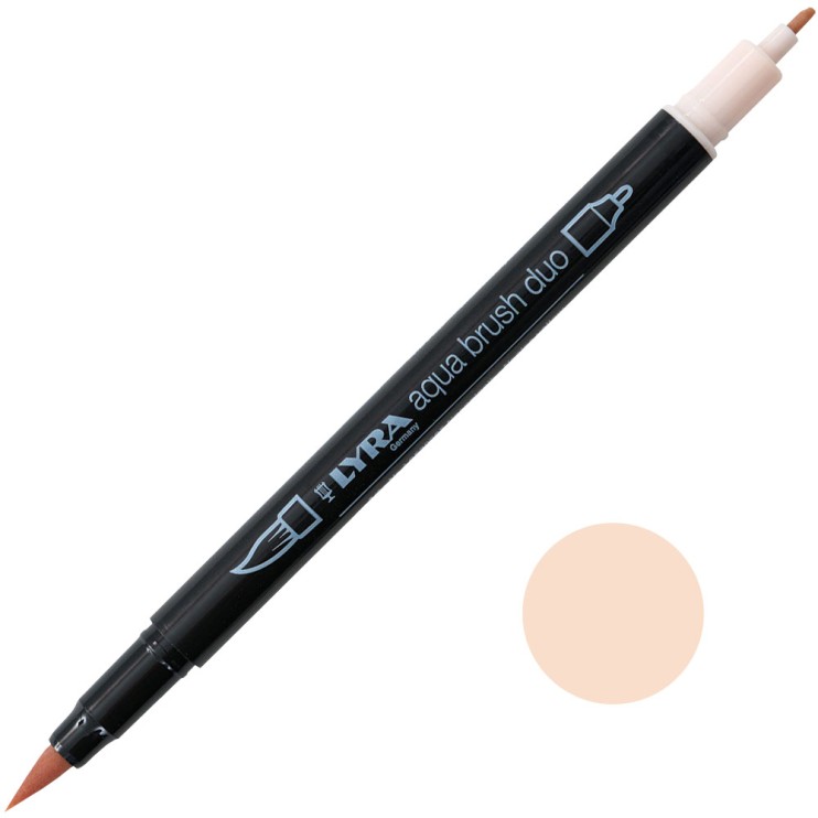 Аква маркер Lyra Aqua Brush Duo двухсторонний, №085 Неаполитанская желтая