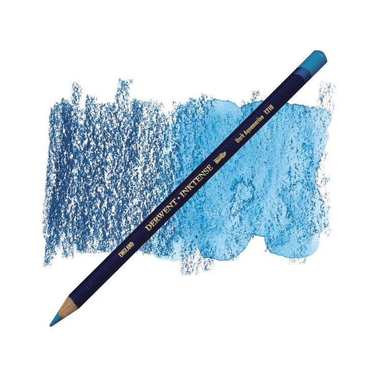 Набор карандашей чернильных Derwent "Inktense" 3 штуки, бирюзовые оттенки (1210, 1220, 1230)