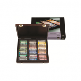 Набор сухой пастели Rembrandt "Landscape Selection" 45 мелков в деревянном пенале